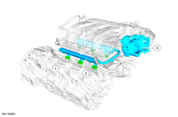 Ford Taurus. Engine