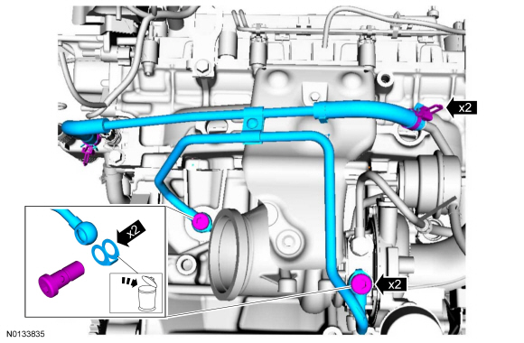 Ford Taurus. Engine