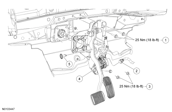 Ford Taurus. Brake System