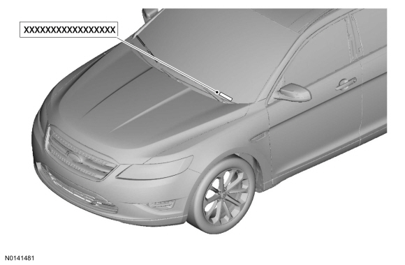 Ford Taurus. Identification Codes