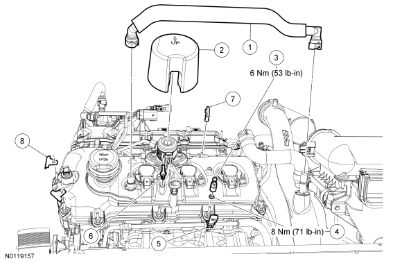 Ford Taurus. Engine