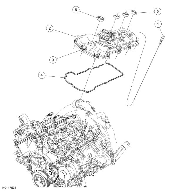 Ford Taurus. Engine