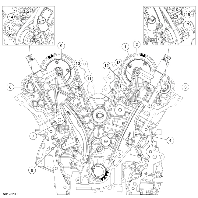 Ford Taurus. Engine