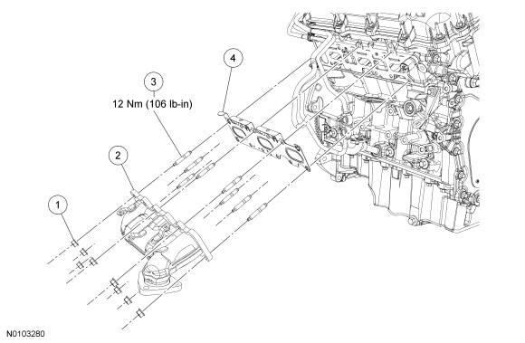 Ford Taurus. Engine