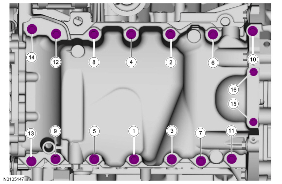 Ford Taurus. Engine