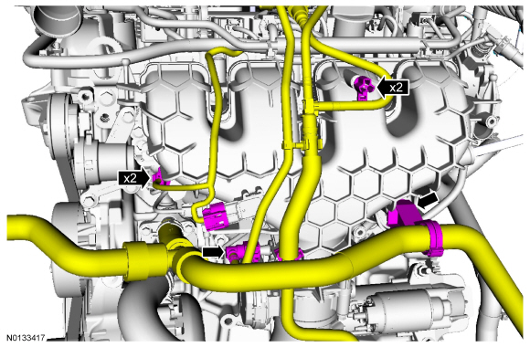 Ford Taurus. Engine