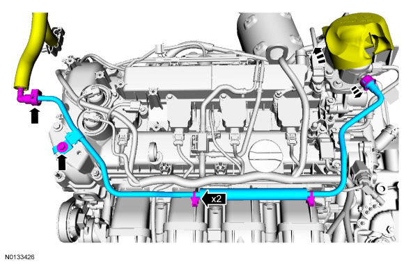 Ford Taurus. Engine