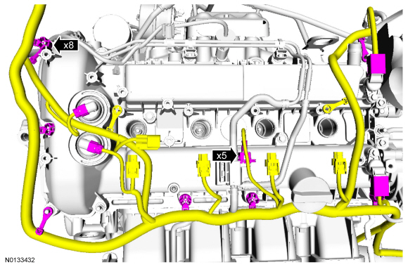 Ford Taurus. Engine