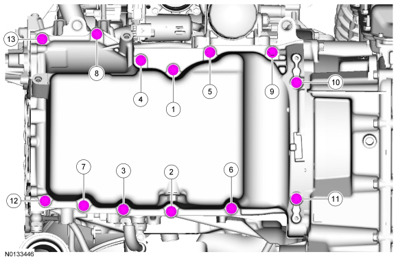 Ford Taurus. Engine