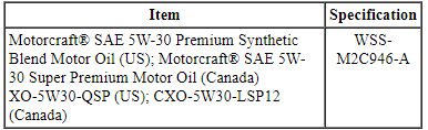 Ford Taurus. Engine