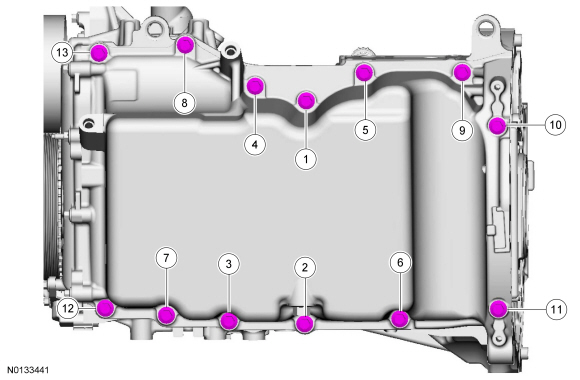 Ford Taurus. Engine