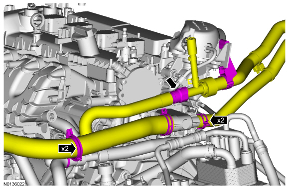 Ford Taurus. Engine