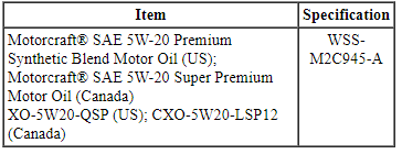 Ford Taurus. Engine