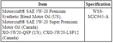 Ford Taurus. Engine