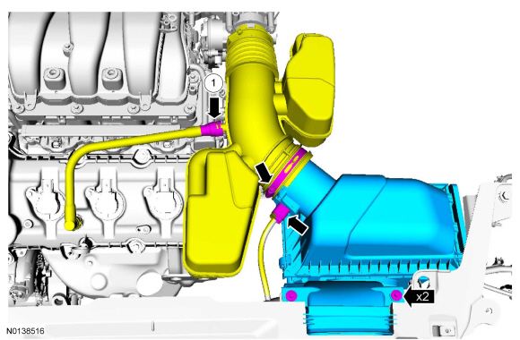 Ford Taurus. Engine