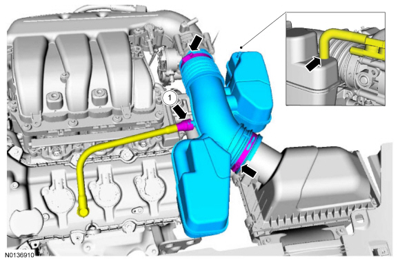 Ford Taurus. Engine