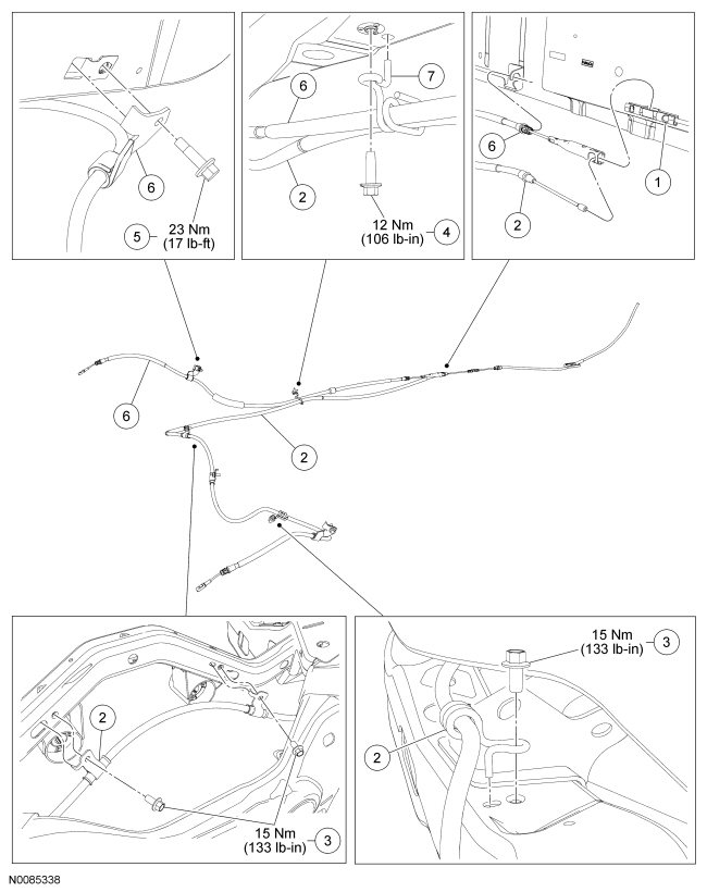 Ford Taurus. Brake System