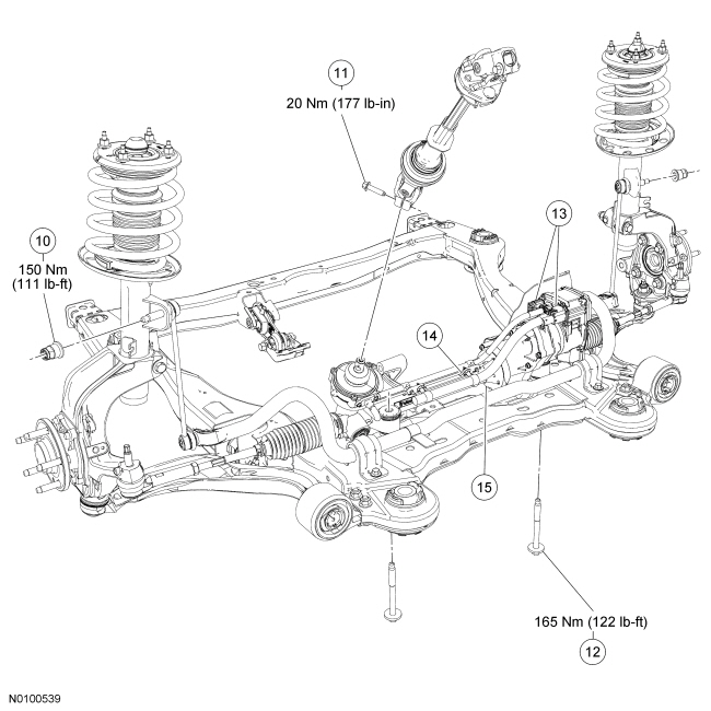 Ford Taurus. Steering System