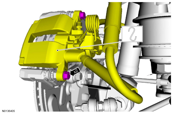 Ford Taurus. Brake System