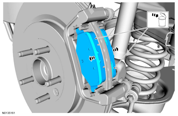 Ford Taurus. Brake System