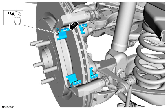 Ford Taurus. Brake System