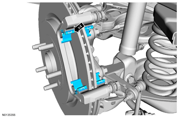 Ford Taurus. Brake System