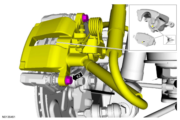 Ford Taurus. Brake System