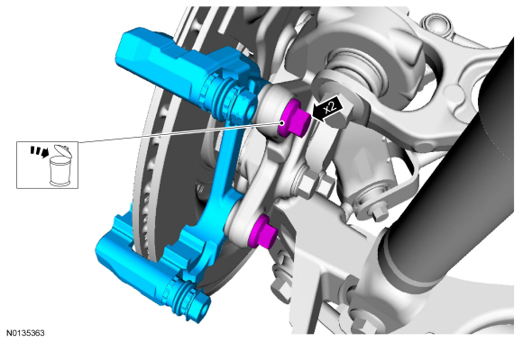 Ford Taurus. Brake System