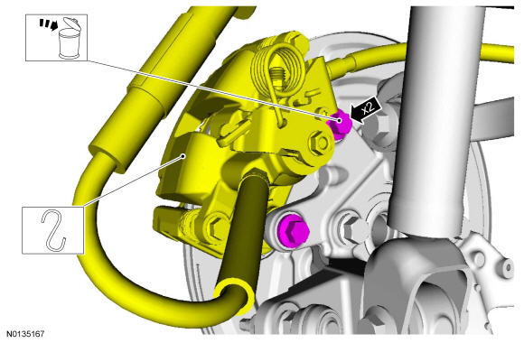 Ford Taurus. Brake System