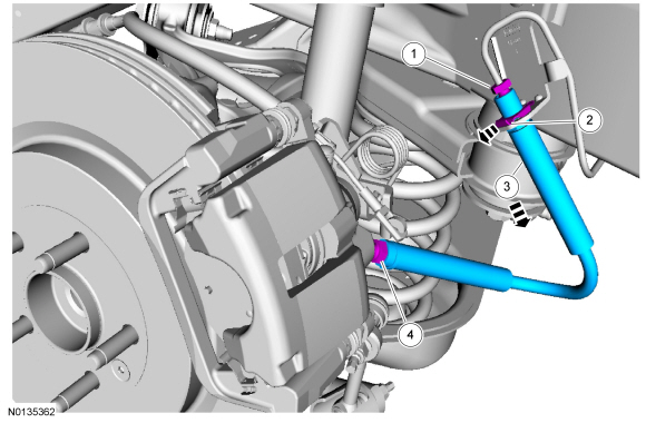 Ford Taurus. Brake System