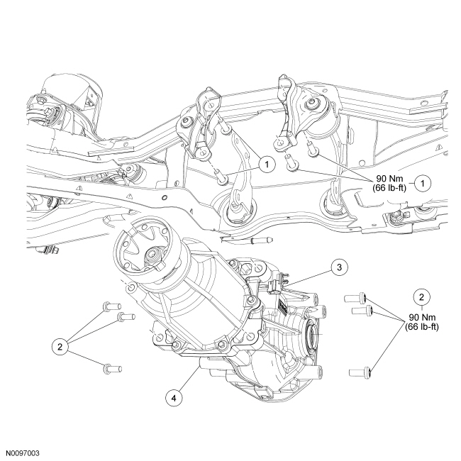 Ford Taurus. Driveline