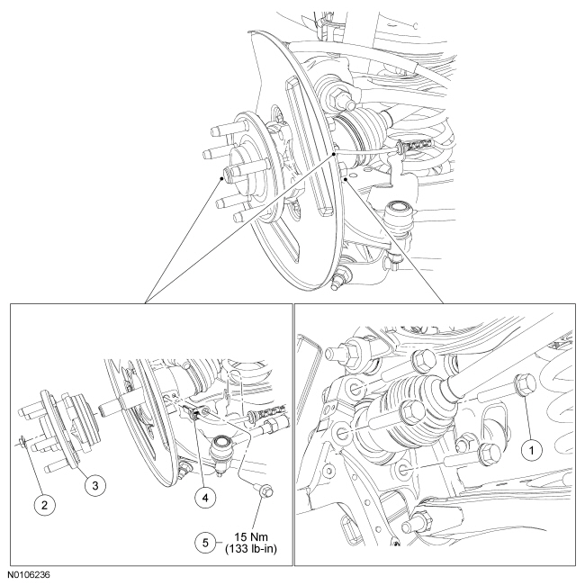 Ford Taurus. Suspension