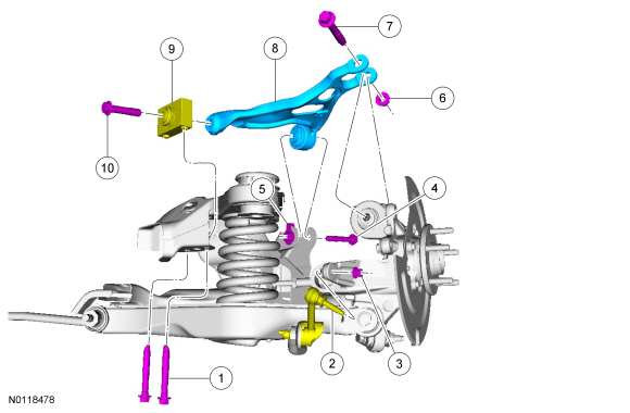 Ford Taurus. Suspension