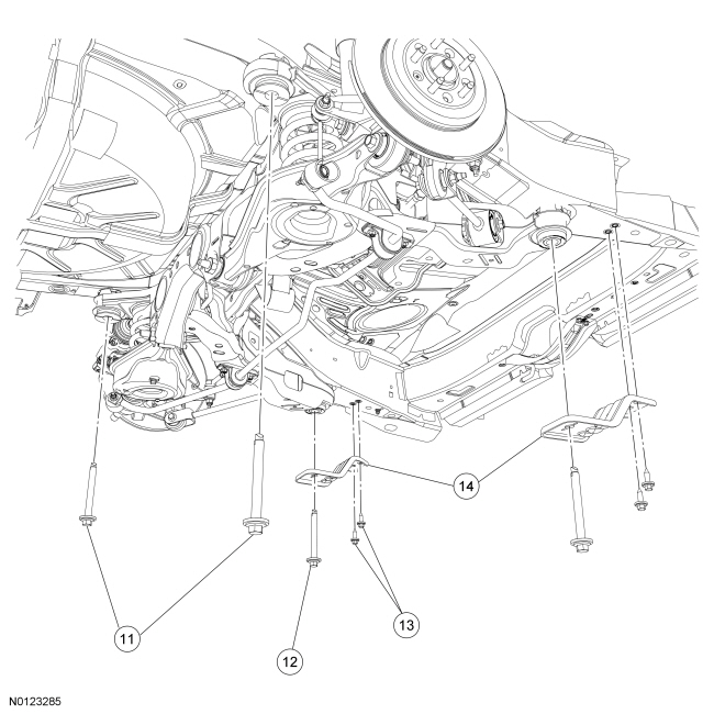 Ford Taurus. Suspension