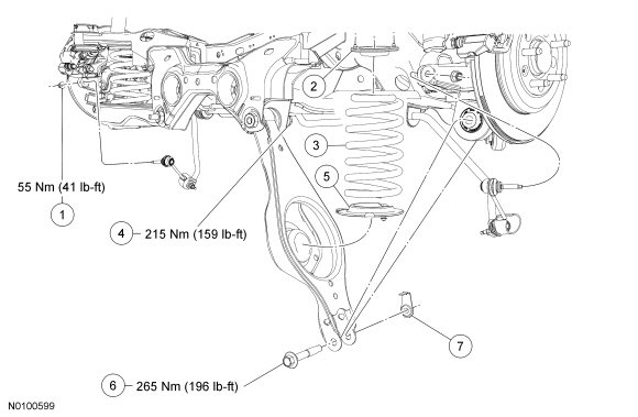 Ford Taurus. Suspension