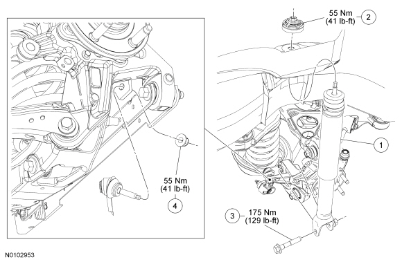 Ford Taurus. Suspension