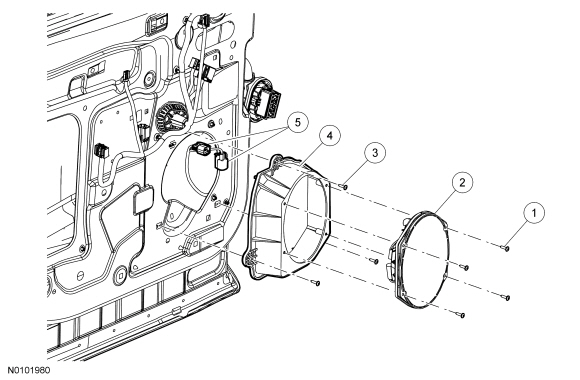 Ford Taurus. Audio Systems