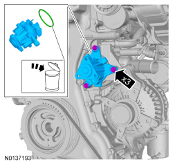 Ford Taurus. Engine