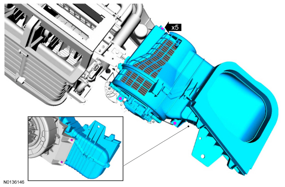 Ford Taurus. Climate Control System