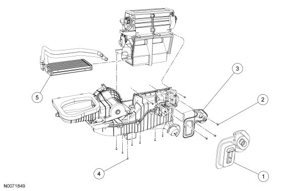 Ford Taurus. Climate Control System