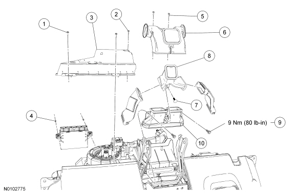 Ford Taurus. Climate Control System