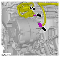 Ford Taurus. Battery and Charging System