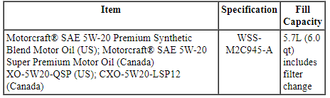 Ford Taurus. Engine